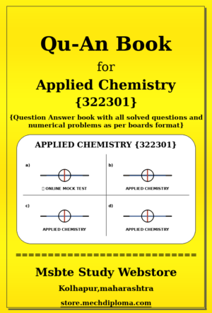 Applied Chemistry 322301 yellow QuAn Book cover