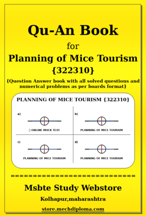 Planning of Mice Tourism 322310 yellow QuAn Book cover
