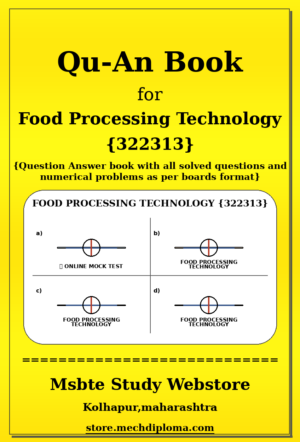 Food Processing Technology 322313 yellow QuAn Book cover