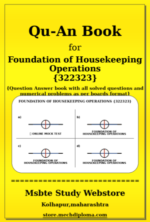 Foundation of Housekeeping Operations 322323 yellow QuAn Book cover