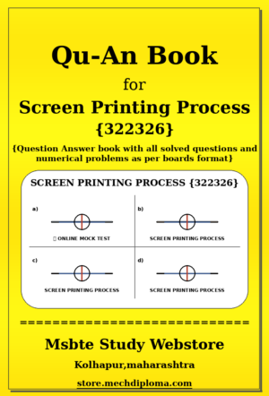 Screen Printing Process 322326 yellow QuAn Book cover