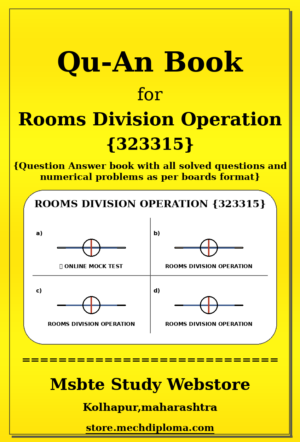 Rooms Division Operation 323315 yellow QuAn Book cover