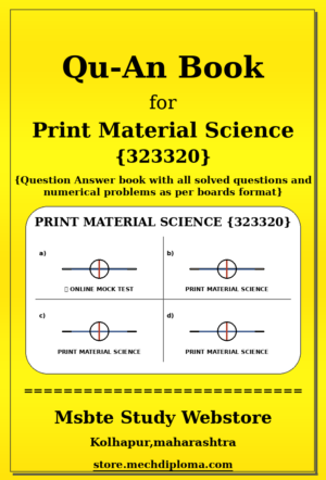 Print Material Science 323320 yellow QuAn Book cover