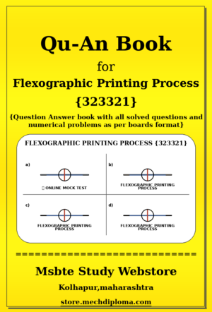Flexographic Printing Process 323321 yellow QuAn Book cover