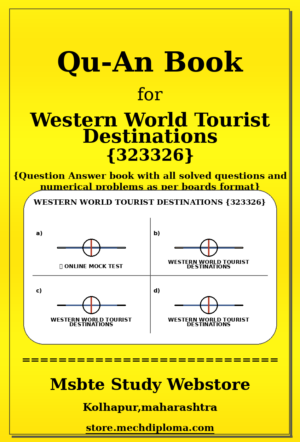 Western World Tourist Destinations 323326 yellow QuAn Book cover