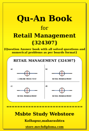 Retail Management 324307 yellow QuAn Book cover