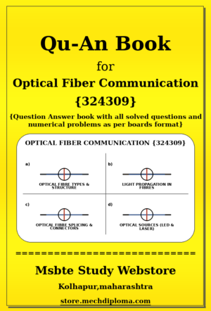 Optical Fiber Communication 324309 yellow QuAn Book cover
