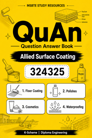 Allied Surface Coating (324325) MSBTE QuAn Question Answer Book cover