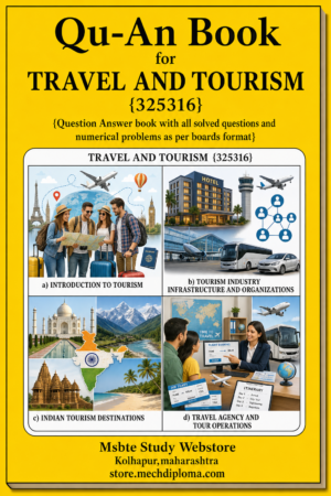 Travel and Tourism 325316 MSBTE QuAn Book cover