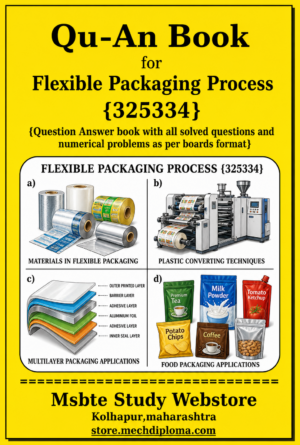Flexible Packaging Process 325334 MSBTE QuAn Book cover